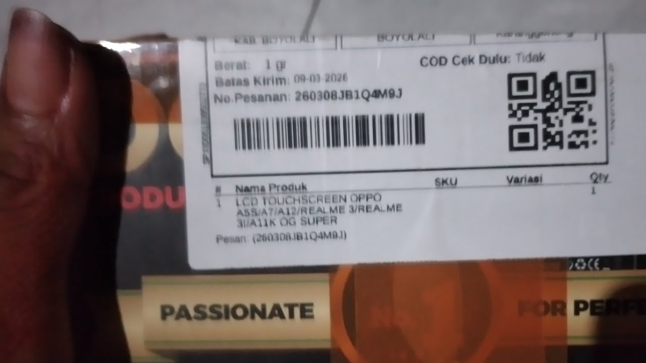 unboxing lcd oppo a12 og super dari twin power008 shopee