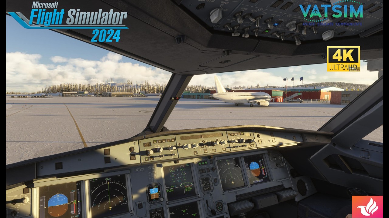 EFHK do EFIV FENIX A321 CFM VATSIM FULL ATC | MSFS2024 | FINNAIR zimna prevadzka