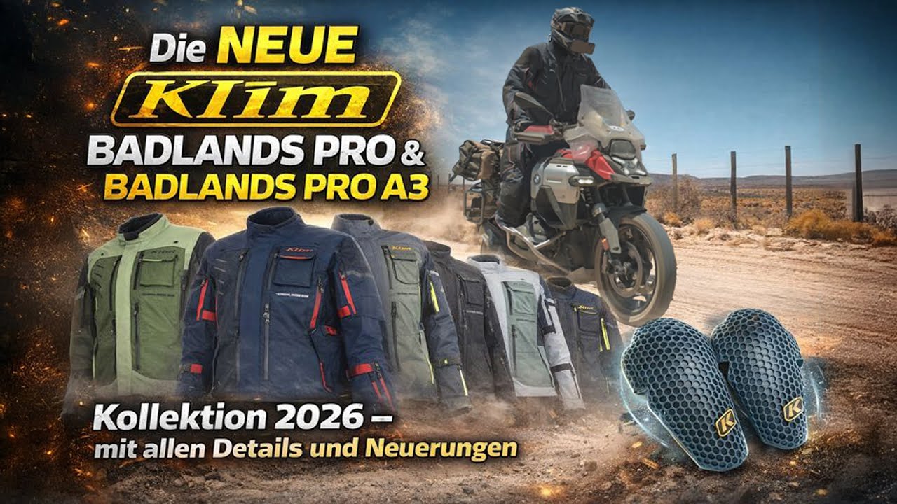 Die NEUE Klim Badlands Pro & Badlands Pro A3 Kollektion 2026 - mit allen Details und Neuerungen