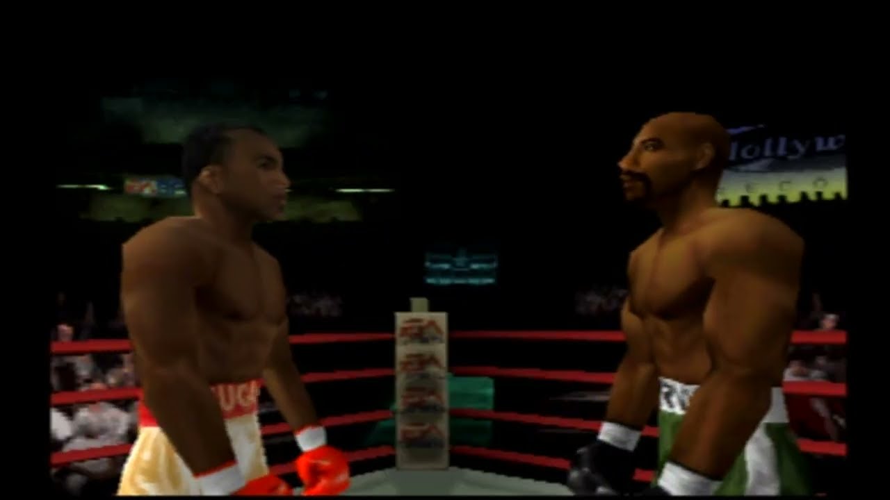 KNOCKOUT KINGS 2002 (Sony Playstation) SUGAR RAY LEONARD против MARVIN HAGLER