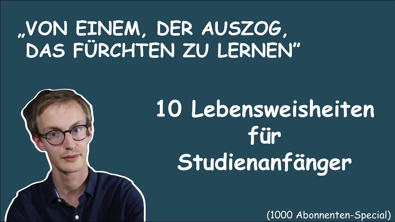 &Uuml;ber 10 Dinge, die ich vor meinem Studium gerne gewusst h&auml;tte. BiochemieNow (Abo-Spezial)