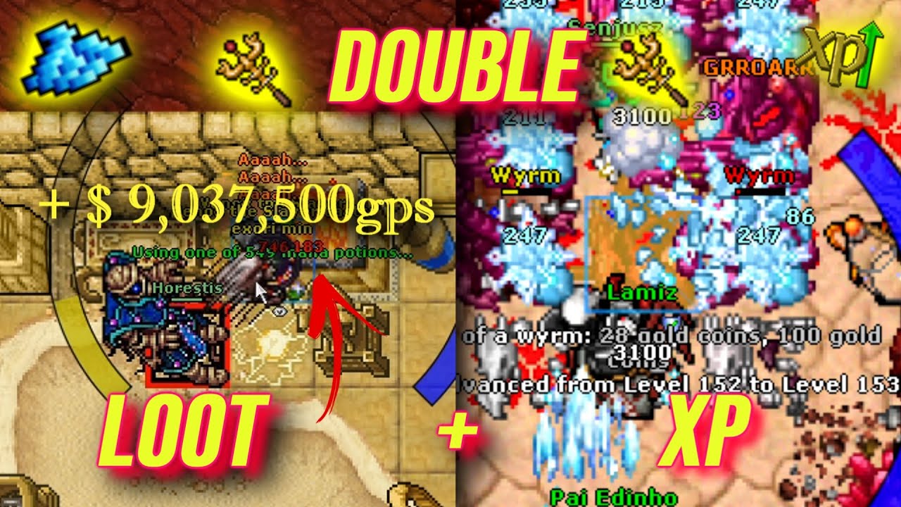 Fazendo 9KK no evento de DOUBLE LOOT +  Rushando na DOUBLE EXP | diários de Gentebra 003