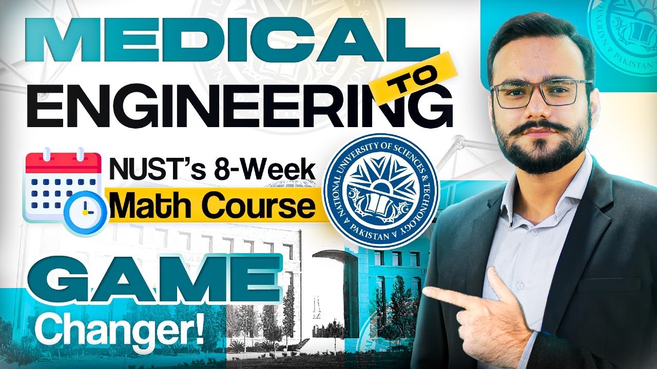 NUST Self-Paced Math Course for FSc Pre-Medical Students | Pre-Med Math Course Explained | NUST 2025