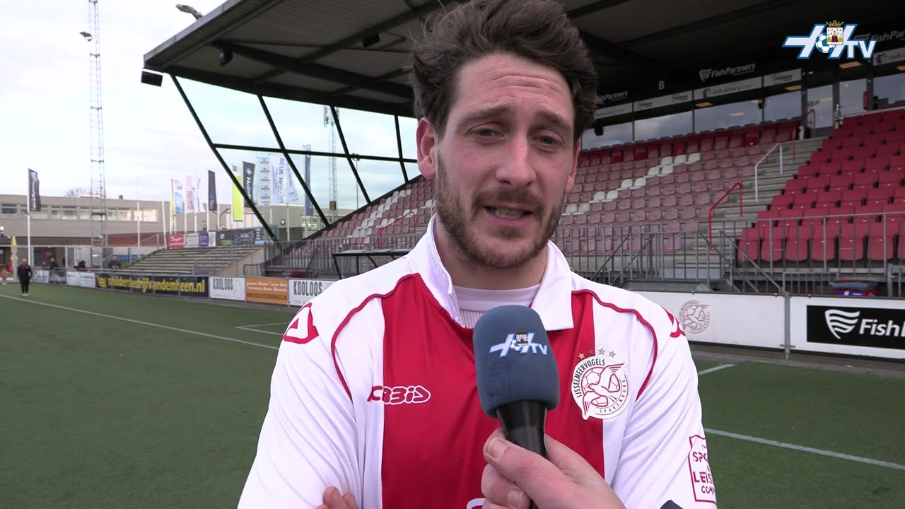 Hoogeveen TV   reactie Danny van de Meiracker IJsselmeervogels 16 03 2024