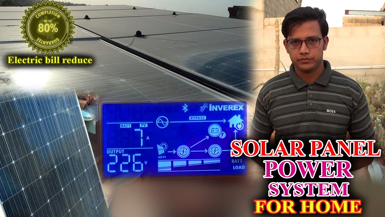 Solar Home System 2020 Axpert VM III 3.2KW Solar Panel Q-Cells Phoenix tubular battery TX1800 Video