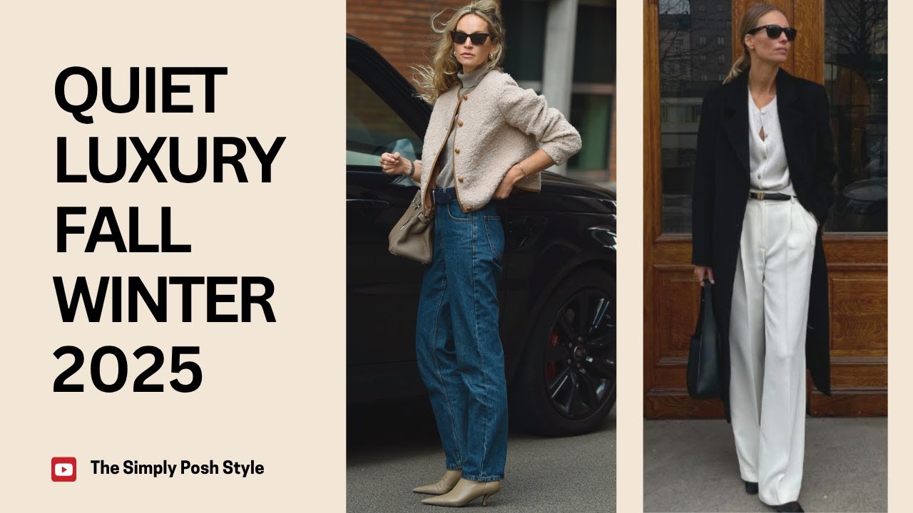 Quiet Luxury Fall / Winter Fashion 2025 | Timeless Elegance and Minimalism Chic!