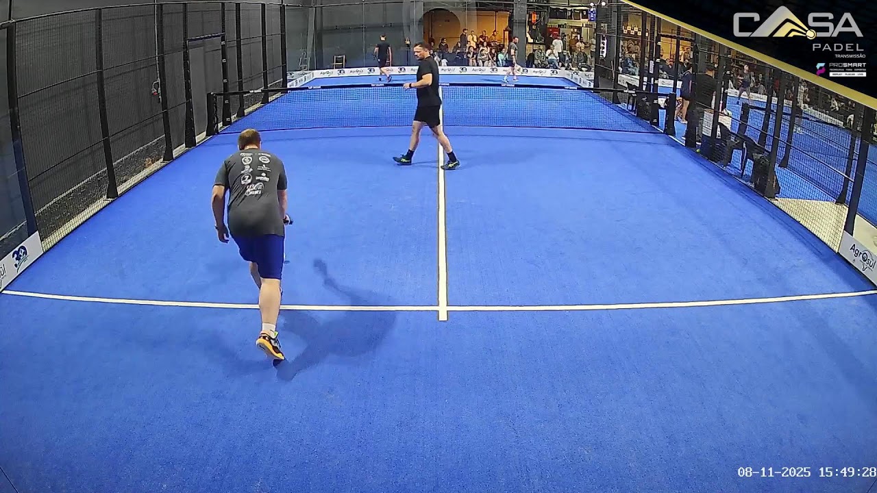 Quadra AGROSUL (08/11/2025 - Parte 1) -  Casa Padel Ao Vivo