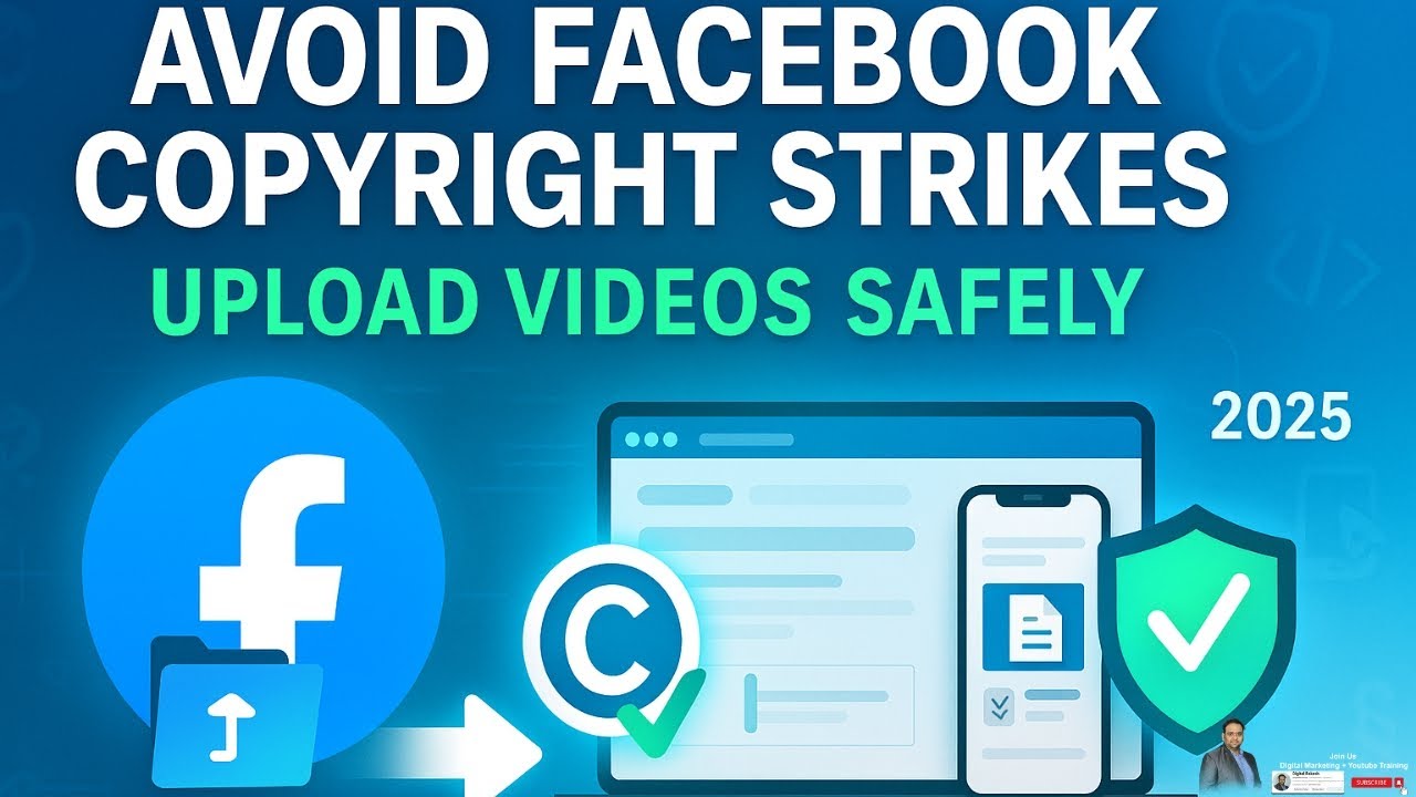 How do I upload copyrighted videos to a Facebook page without a copyright strike |Facebook Marketing