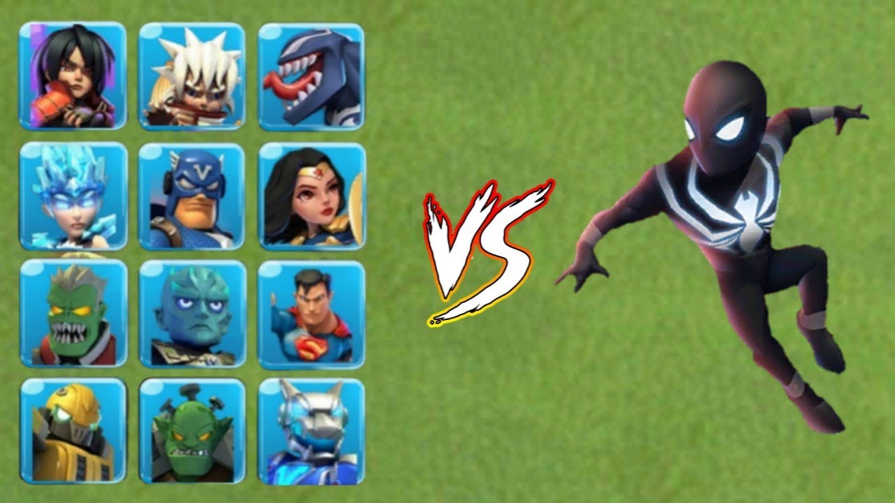 SPIDERBOY VS OTHER HERO | CLASH OF ZOMBIES