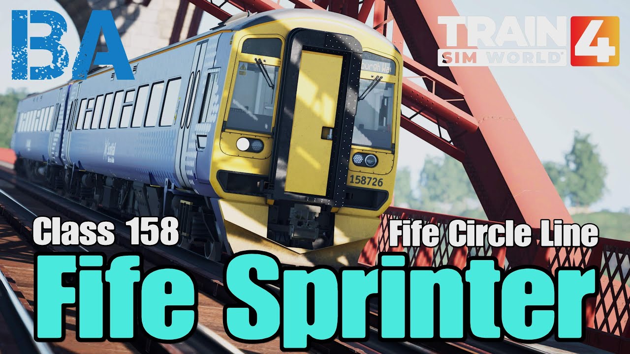 Fife Sprinter - ScotRail Class 158 - Skyhook Games - Fife Circle Line - Train Sim World 4