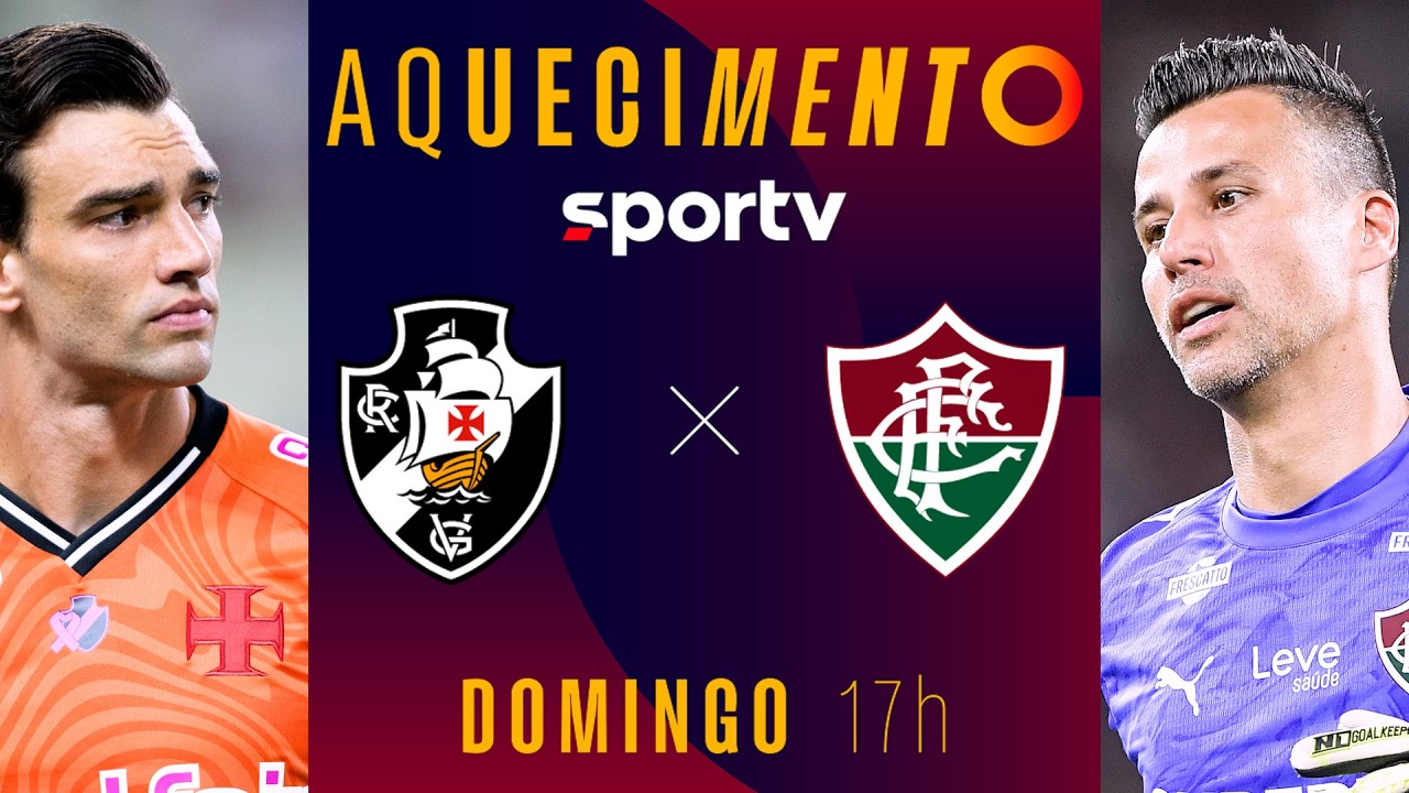 VASCO X FLUMINENSE | AQUECIMENTO AO VIVO | SEMIFINAL CARIOCA 2026 | #live | sportv