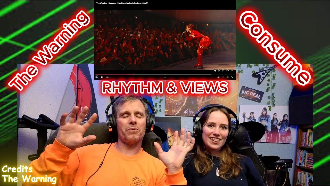 🤯 The Warning - CONSUME Father Daughter REACTION 🔥#thewarning #reaction #thewarningrockband