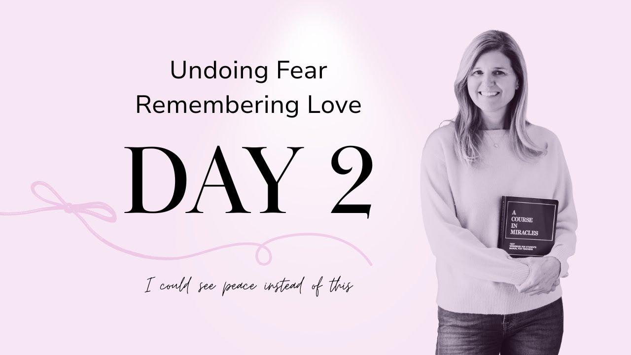 Day 2 Choosing Peace Instead of This