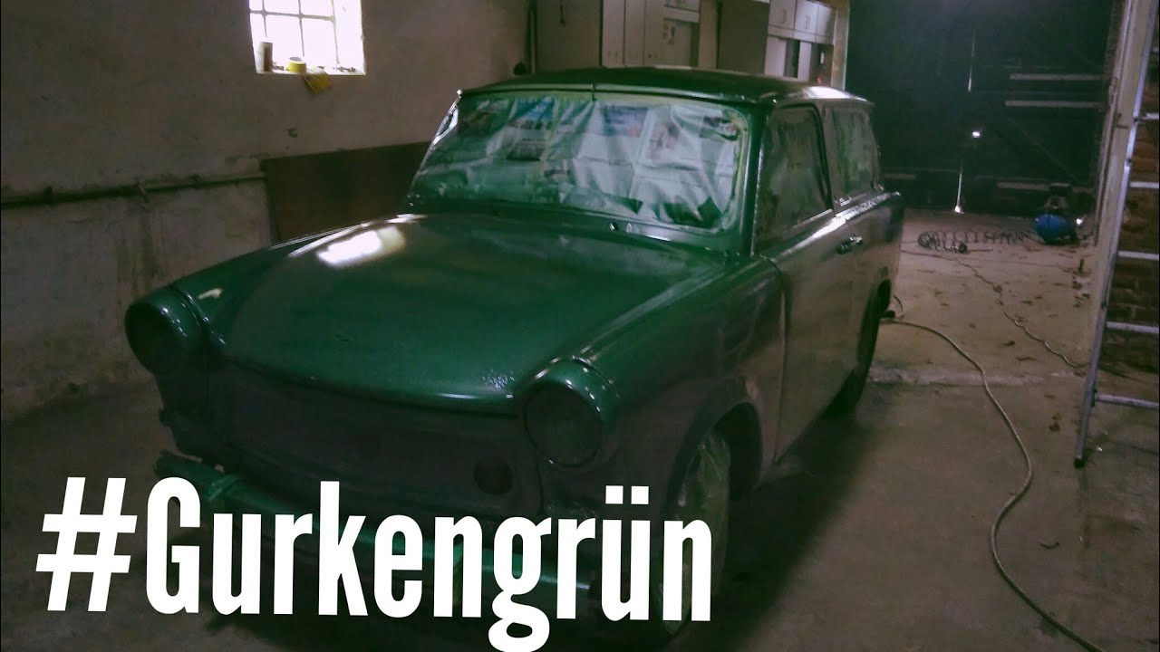 Trabant 601 Kombi: 40€ Lackierung in Gurkengrün Metallic