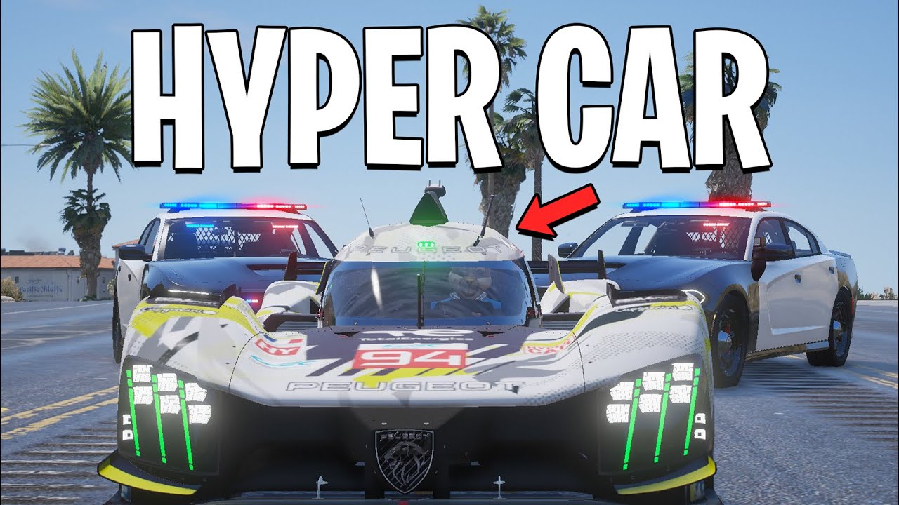 Trolling Cops In A Hypercar on GTA 5 RP