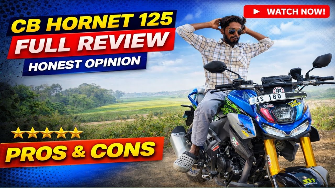 Honda Hornet Cb 125 detailed Review, pros and cons #honda #cb125hornet #viral