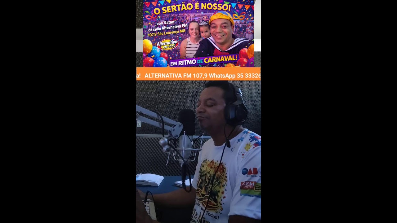 Transmissão ao vivo de Natan da rádio