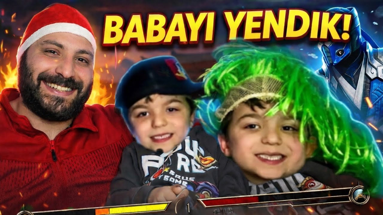 2 Kardeş vs Baba! Kazananı Tahmin Edemezsiniz 😂