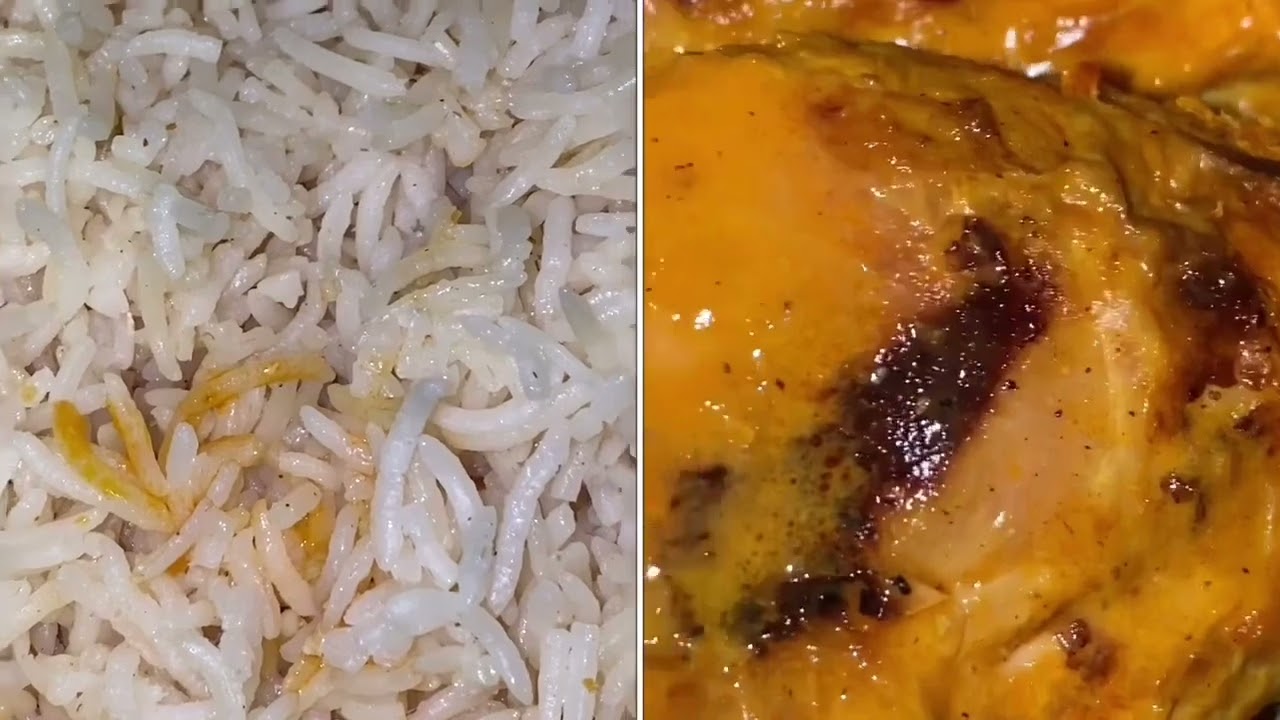 Grilled Chicken Iyo Bariis