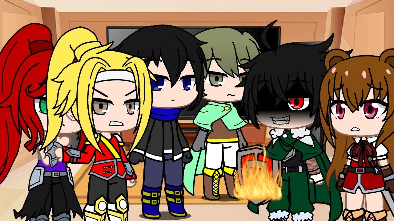 Os 4 Herois Cardinais Reagindo ao Rap do Naofumi (tete no yuusha) - Heróis do escudo | M4rkim