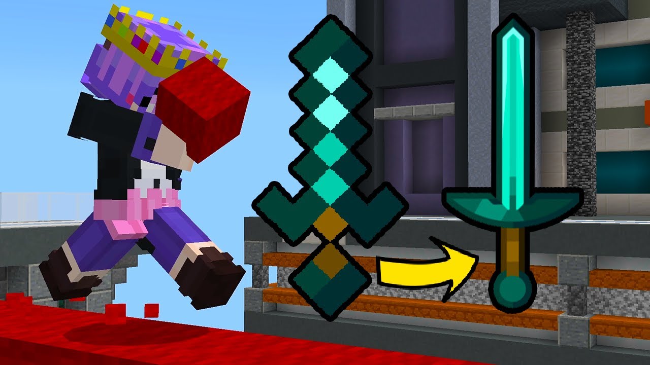 Minecraft Bedwars But My Texture Pack Gets Bigger