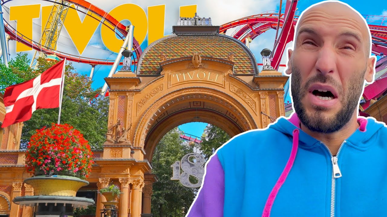 Facciamo TUTTO nel PARCO PIÙ COSTOSO di COPENAGHEN | Tivoli Gardens 🇪🇺