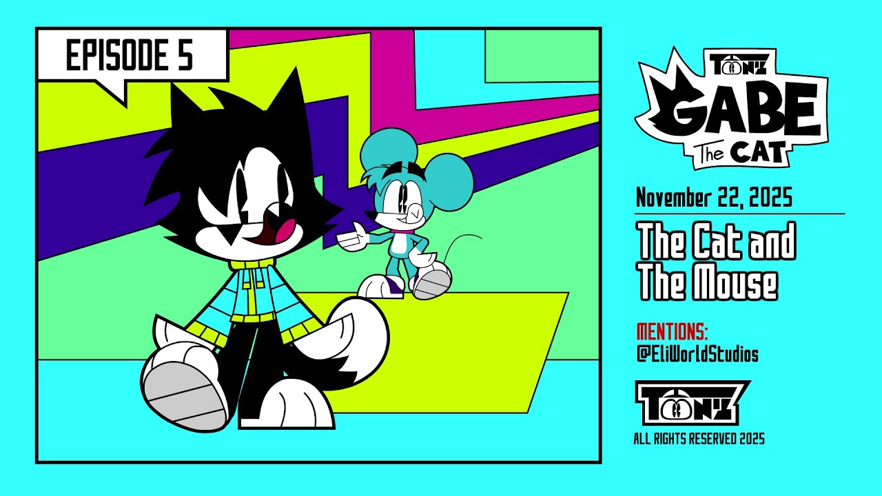 Gabe the Cat | E05 | The Cat and The Mouse