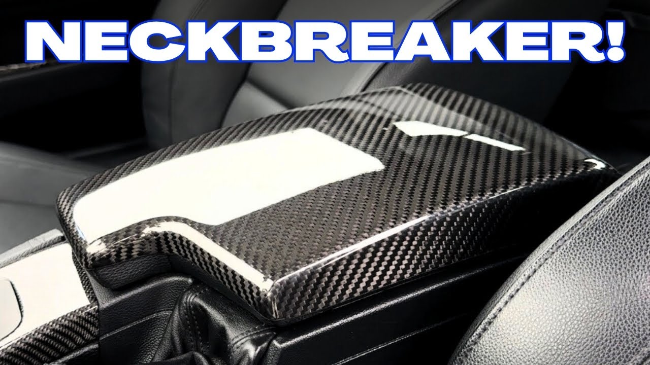 This BMW 3-Series Real Carbon Fiber Armrest Is a NECKBREAKER! | E90 E92 328i 335i M3