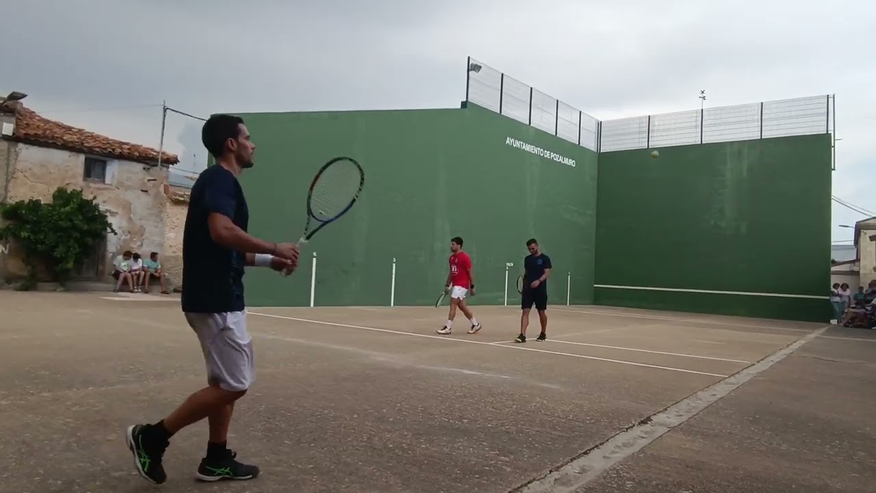 Frontenis final open de Pozalmuro &uacute;ltimos tantos emocionantes