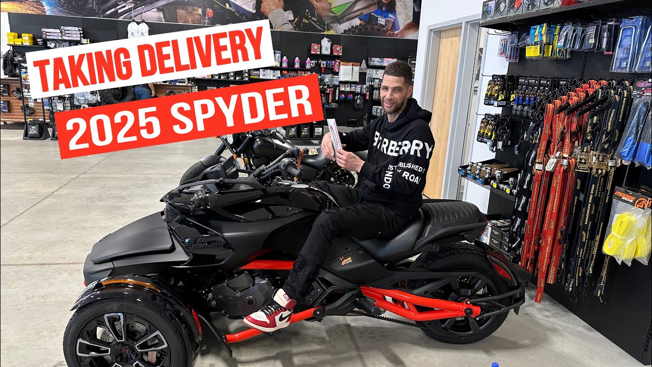 Taking Delivery 2025 Can Am Spyder F3