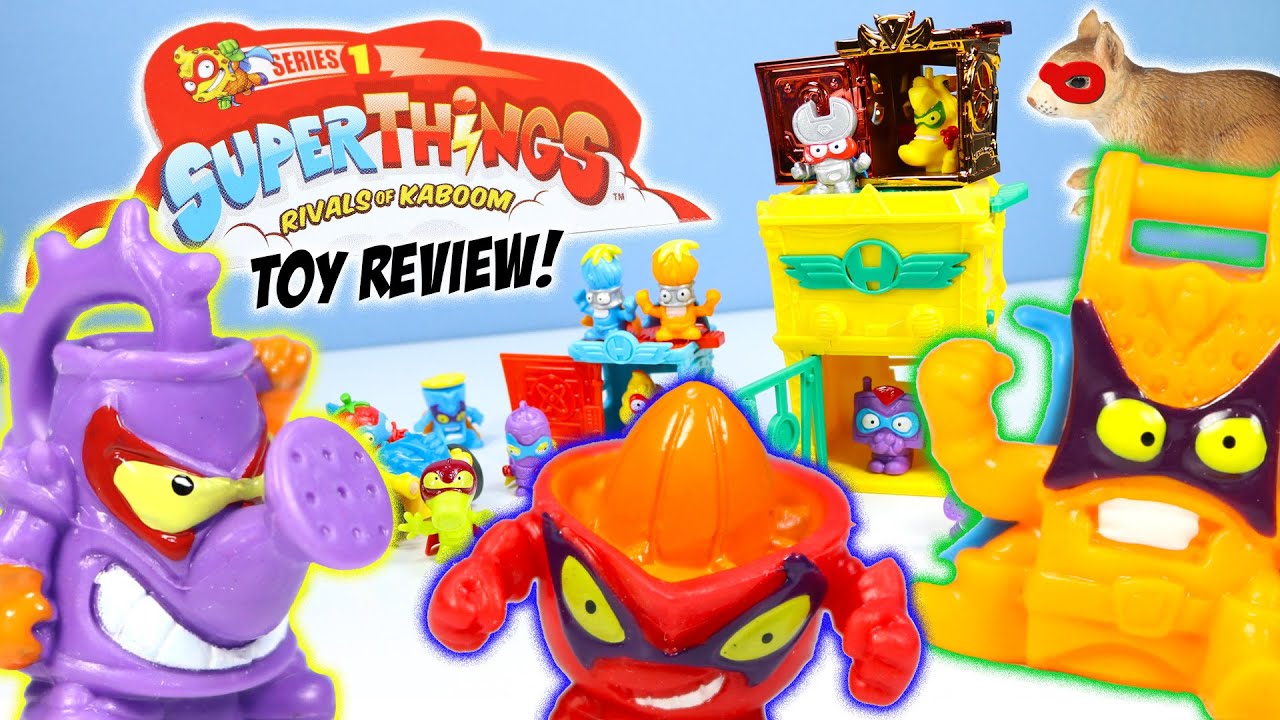 SuperThings or Zings? Rivals of Kaboom Series 1 Miniatures Review