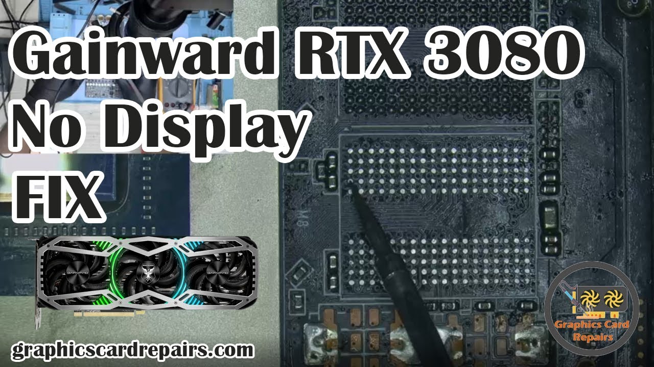 Gainward RTX 3080 No Display Fix