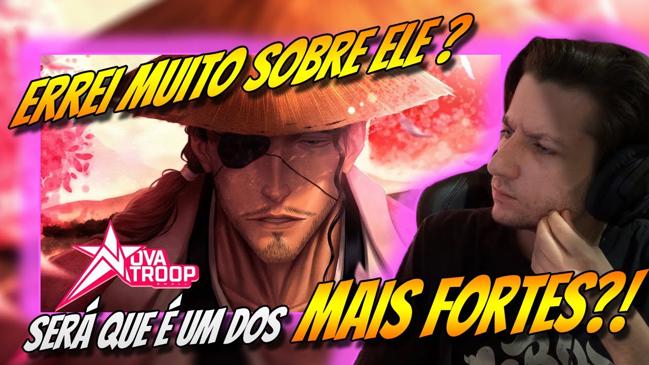 (ELE É PREGUIÇOSO?) Reagindo ao Ato Final | Novatroop | Kyoraku Shunsui (Bleach) - REACT