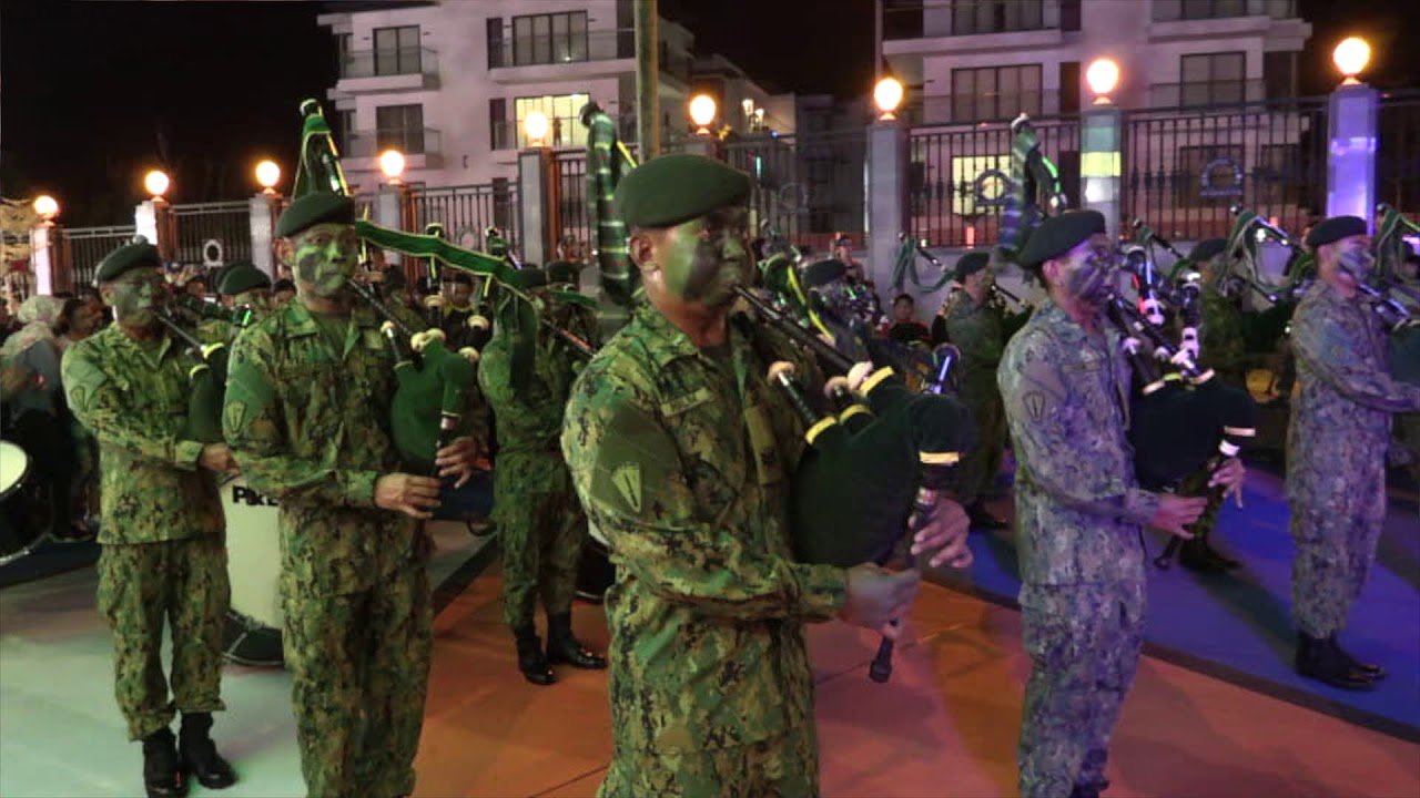 RBAF Tattoo band marches through JP