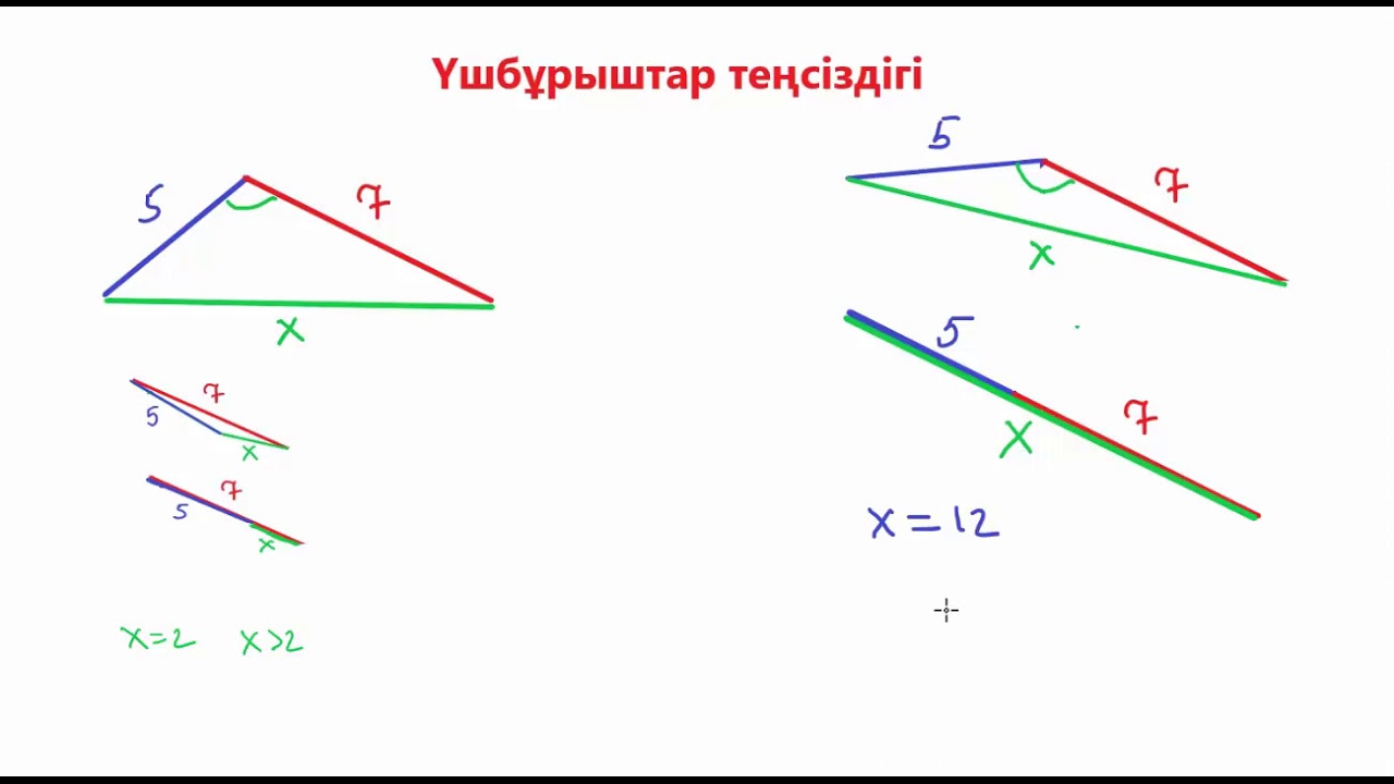Үшбұрыштар теңсіздігі