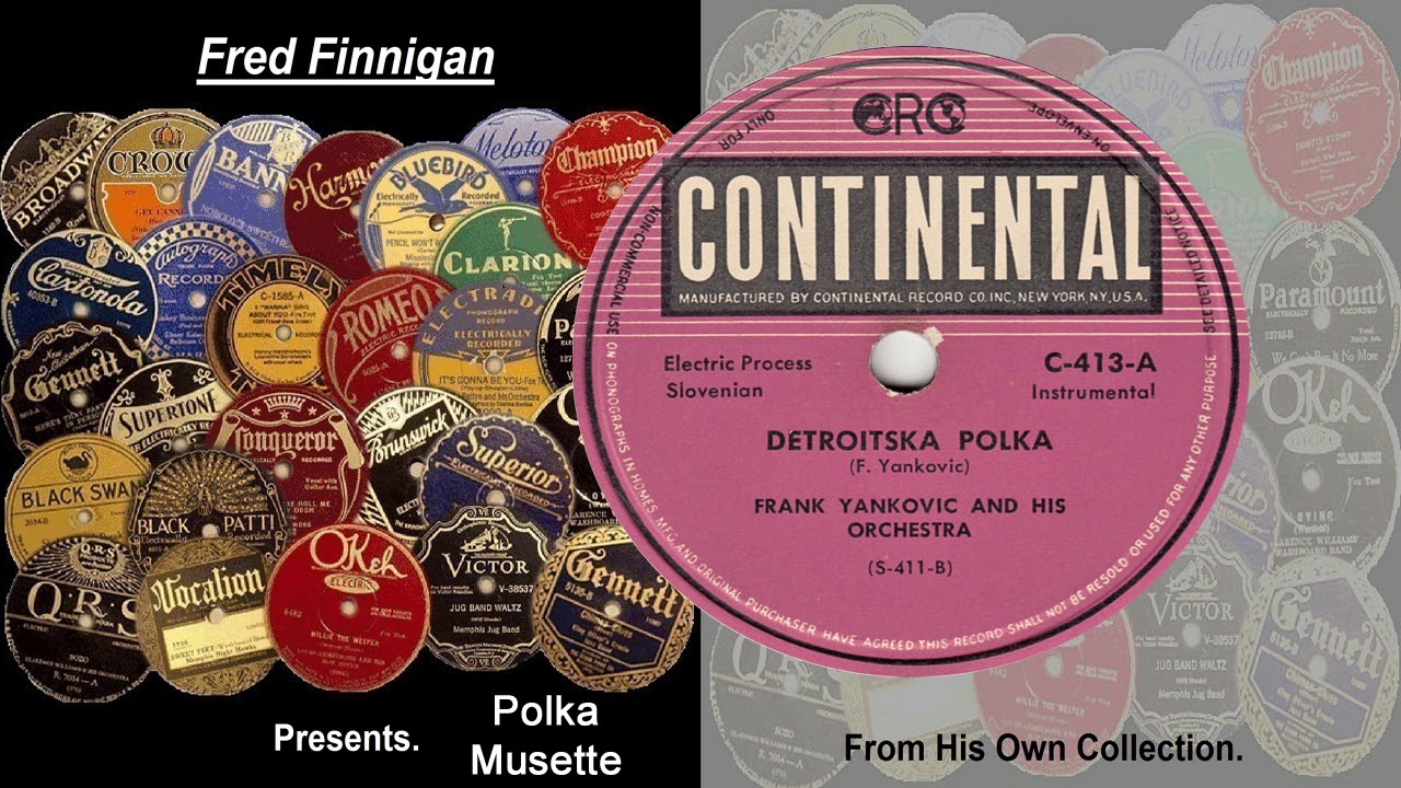 Frank Yankovic & His Orch - Detroiska Polka(1946)