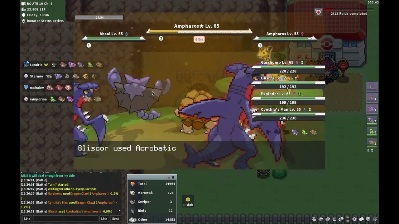 Alpha Ampharos Raid /// PokeMMO /// Lunar New Year 2026