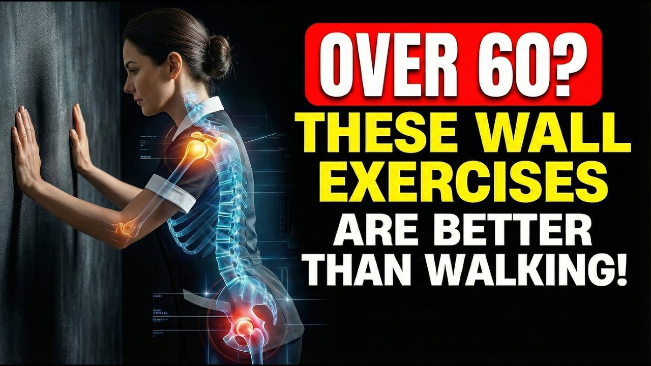 Over 60? THESE Wall Exercises Are BETTER Than WALKING! | Dr Olivia Sparks