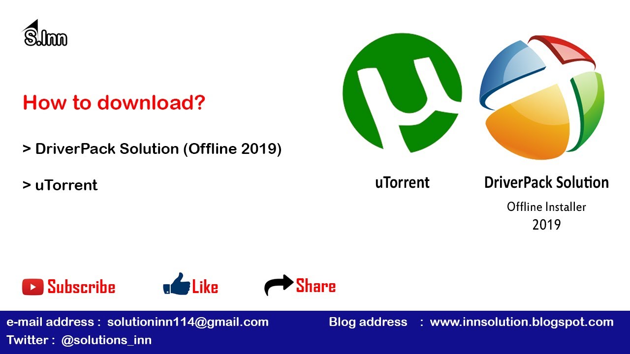 How to download DriverPack Solution Offline Installer 2019 & uTorrent in Urdu