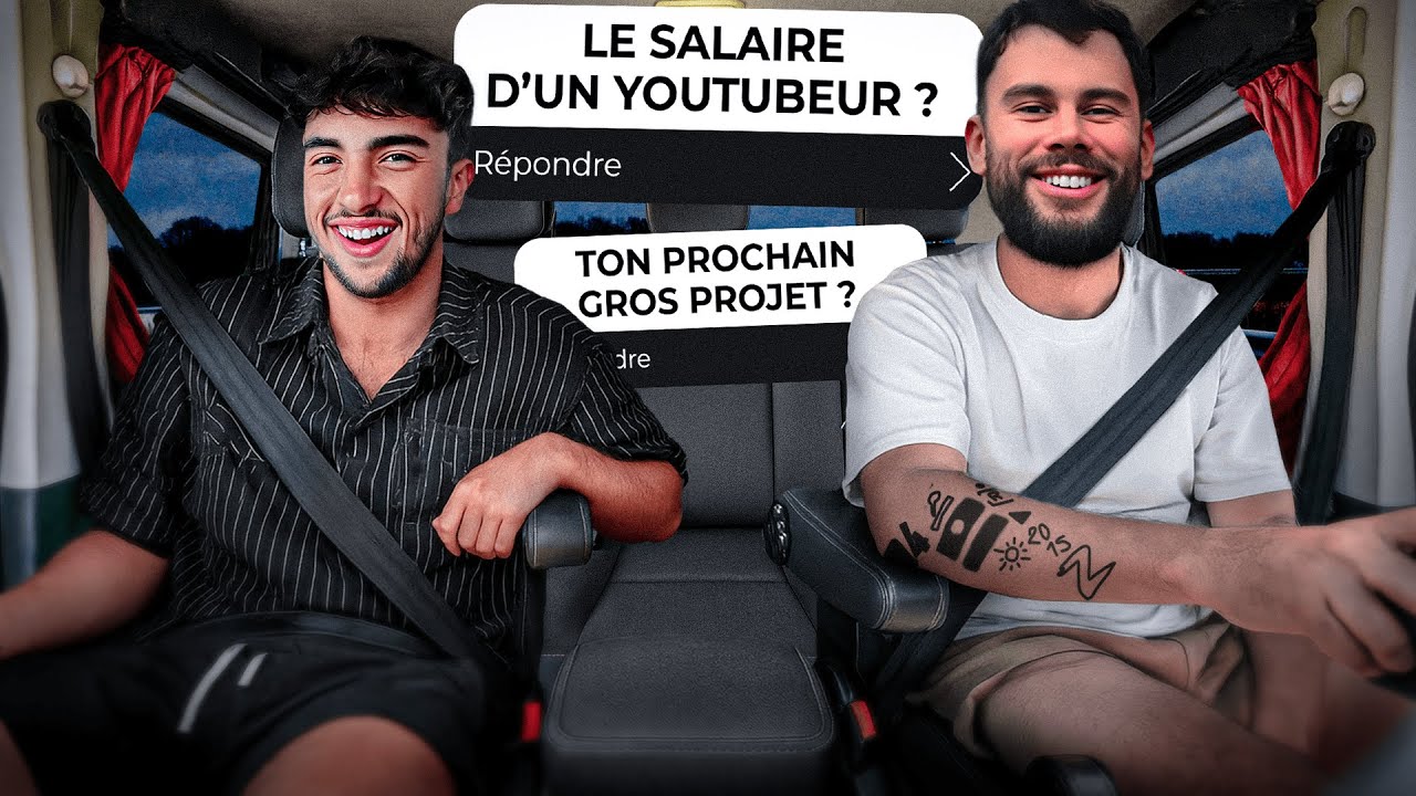 INOXTAG SE CONFIE DANS MON VAN ! (c'est dur d'être youtubeur ?)