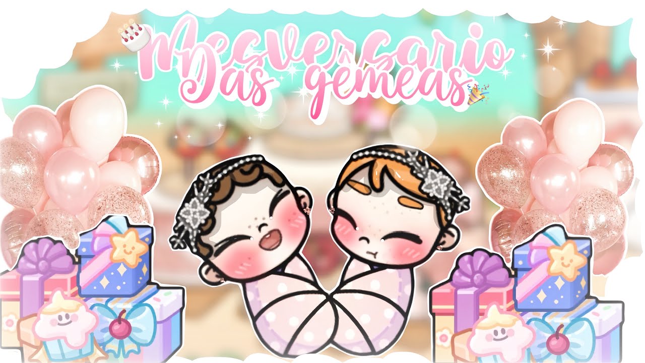 Mêsversario das gêmeas!!🎂🎀 || aesthetic || AVATAR WORLD 