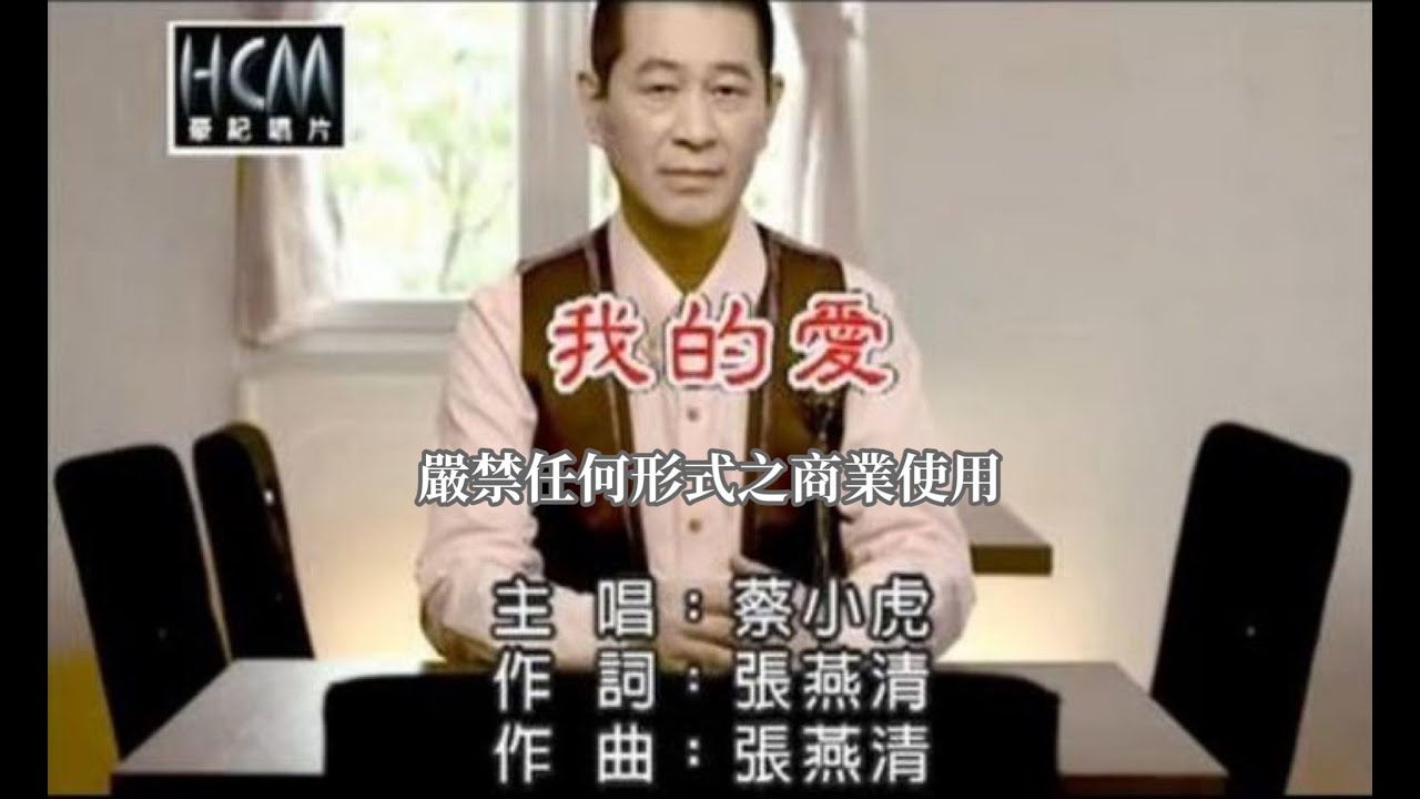 蔡小虎-我的愛(官方KTV版)