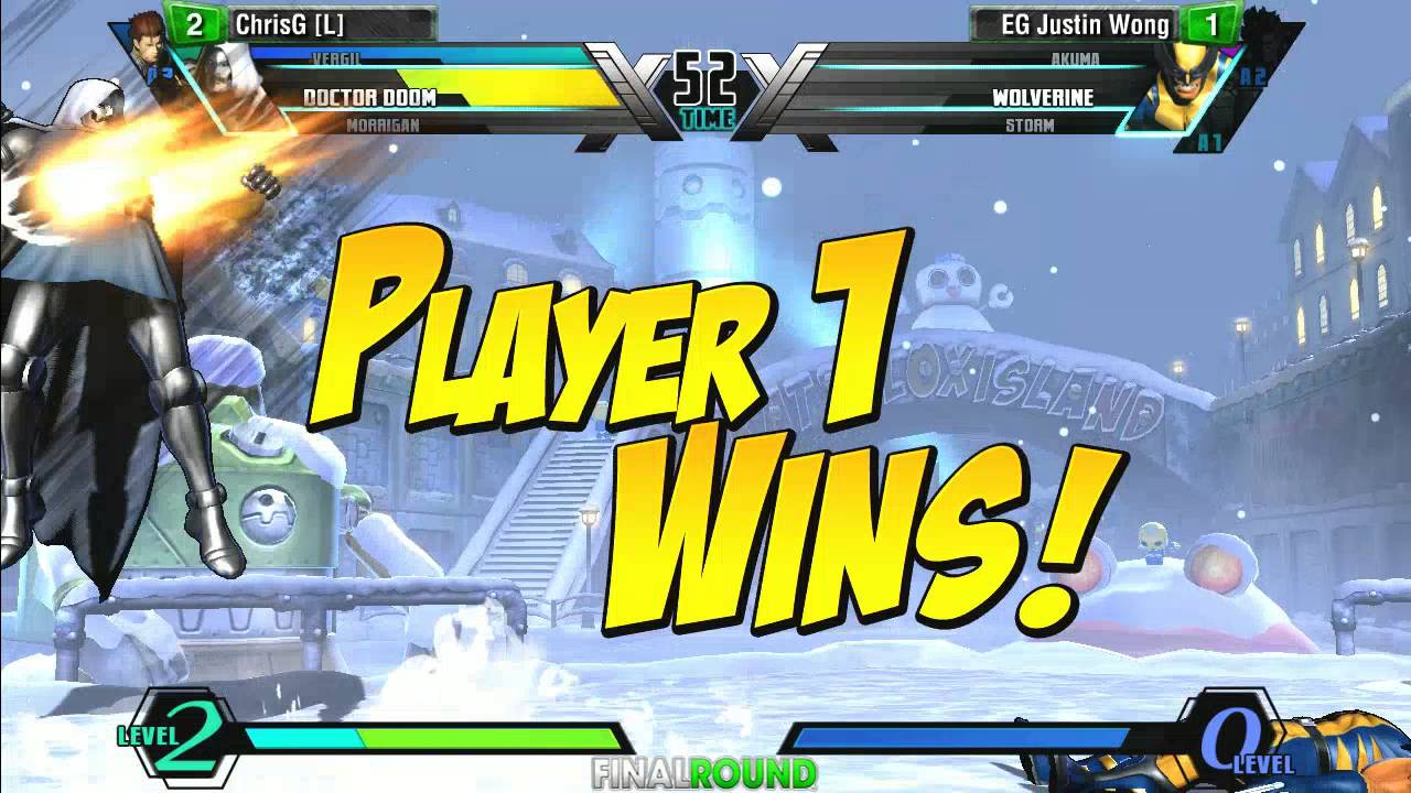 Турнир UMVC3: Финальный раунд 19 — Гранд-финал — ChrisG против EG Джастина Вонга — Топ-8