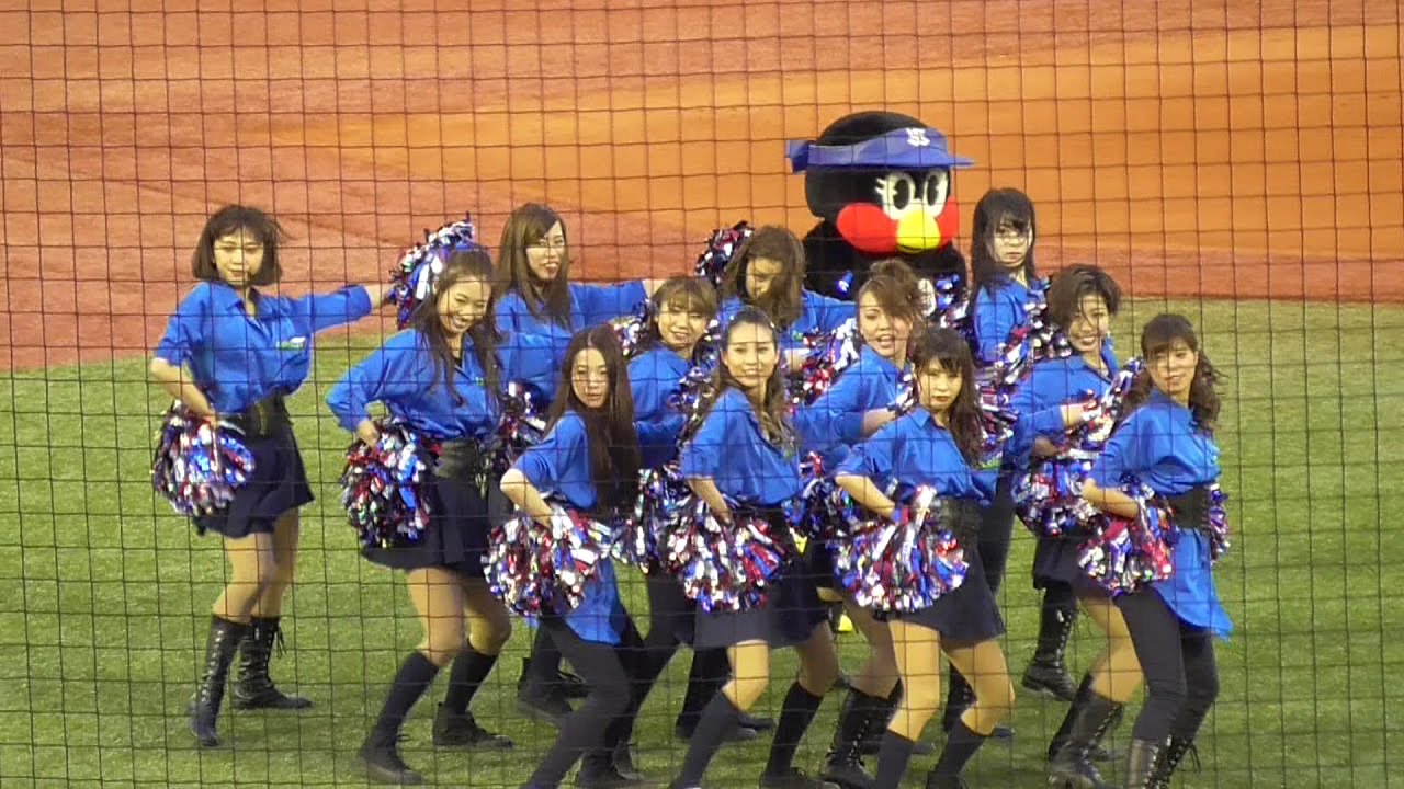 20170412カワイくてカッコいい! からクールでカッコいい!に進化！東京ヤクルトPassion・つばみちゃんのOpening Performance「Run The World (Girls)」