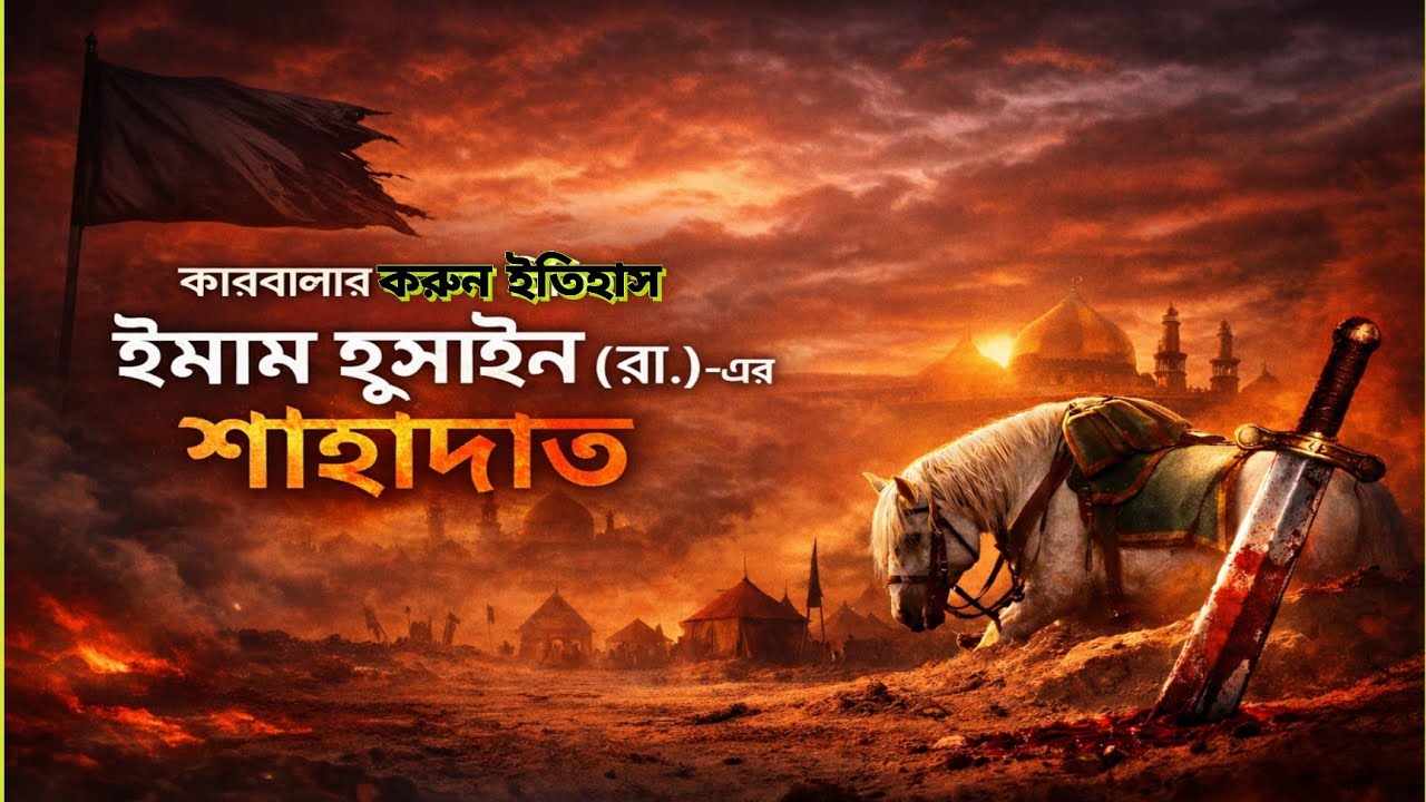 কারবালার মর্মান্তিক ঘটনা | ইমাম হুসাইন (রা.)-এর শাহাদাত | Karbala Tragedy Bangla