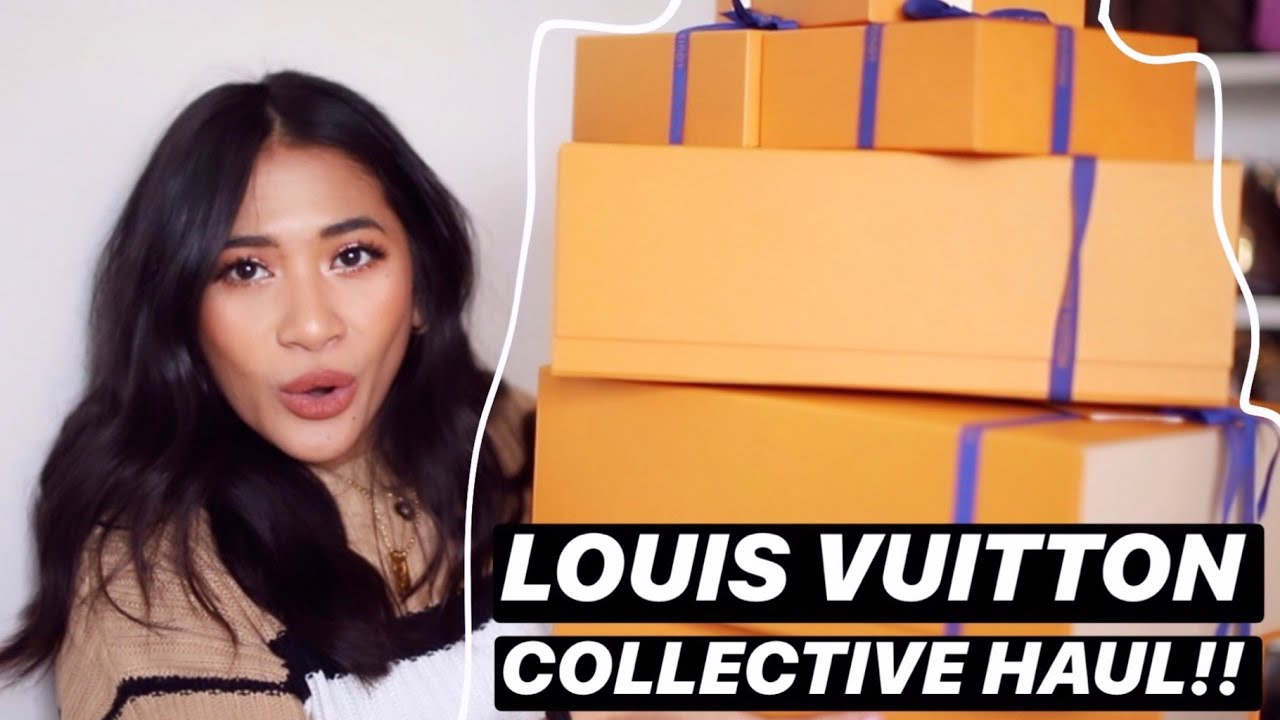 LOUIS VUITTON COLLECTIVE HAUL! *RAMBLY* #louisvuittonhaul #designerhandbagunboxing