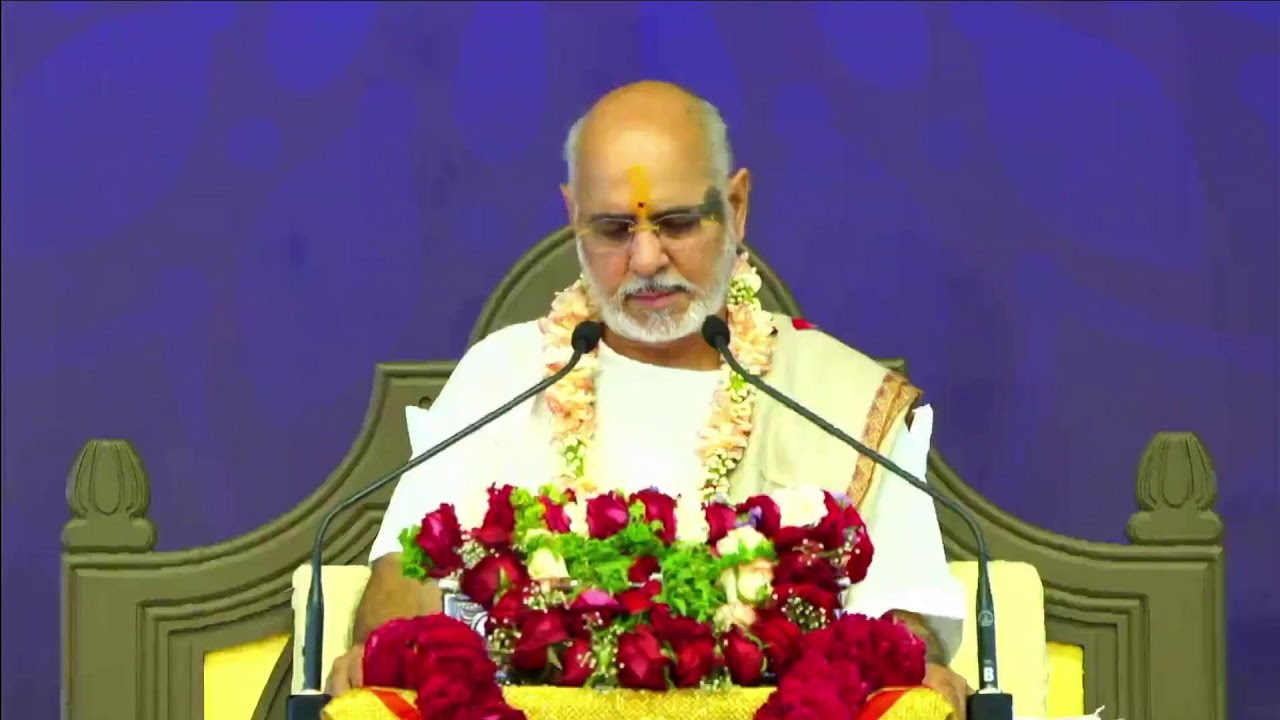 LIVE:  'નિજ મંદિર પ્રવેશોત્સવ' નિમિત્તે આયોજિત શ્રીમદ્ ભાગવત સપ્તાહ જ્ઞાનયજ્ઞ