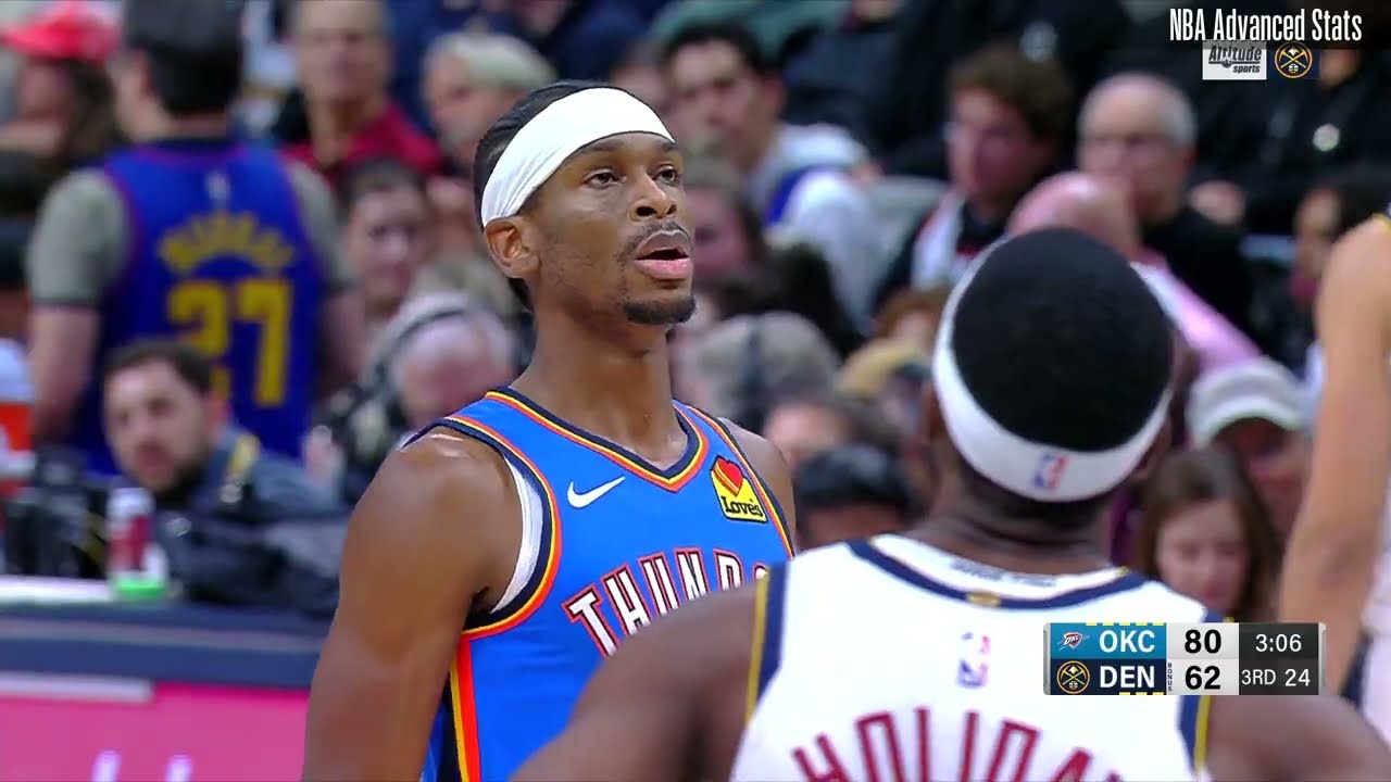 Shai Gilgeous-Alexander 40 pts 4 reb 3 ast vs Denver Nuggets | 2023-12-29
