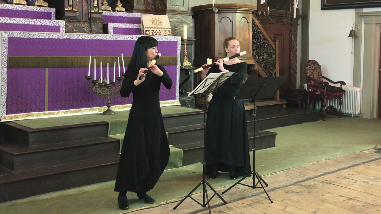 Michel Pignolet de Montéclair (1667-1737), Sixieme Concert a deux Flutes Traversieres sans Basses. 1