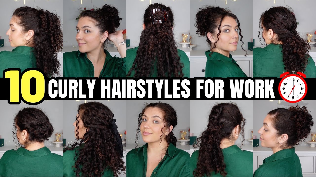 10 Easy Curly Hairstyles For Work